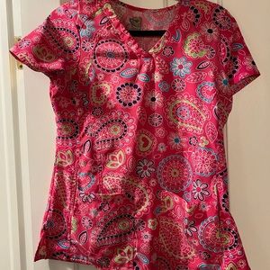 Scrub top. Size small